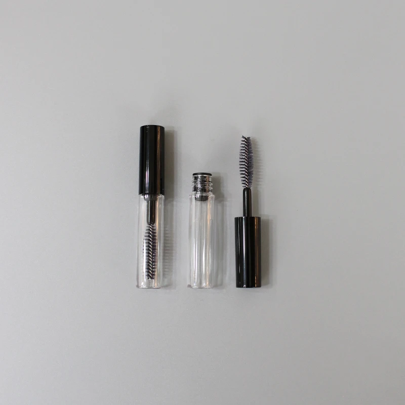 3ml Empty Mascara Tubes with Brush Cosmetic Packing Mini Sample Size Mascara Tube Eyelash Serum Tube Cap plastic Bottle