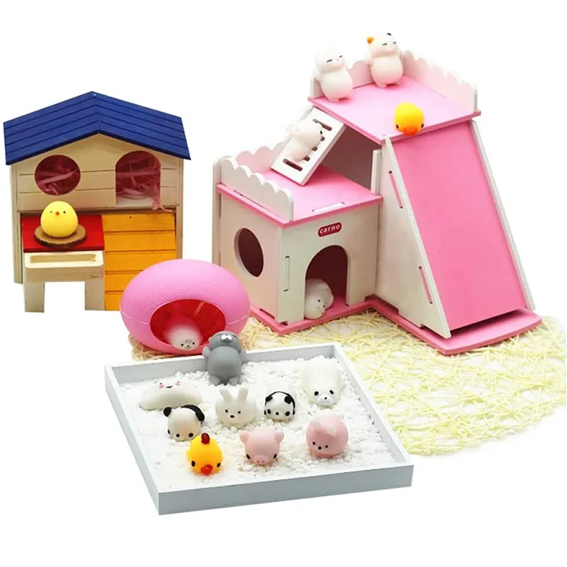 Custom Mini Animal Kawaii Squishy Packs Random Mochi Squishies Party Favor Toys squishy toys soft