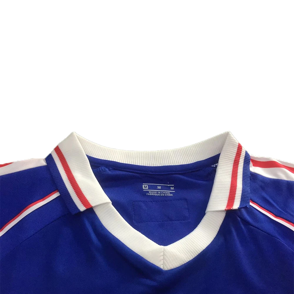 France 1998 Retro Soccer Jersey Design Details - Support Your Team in Style Football Uniform