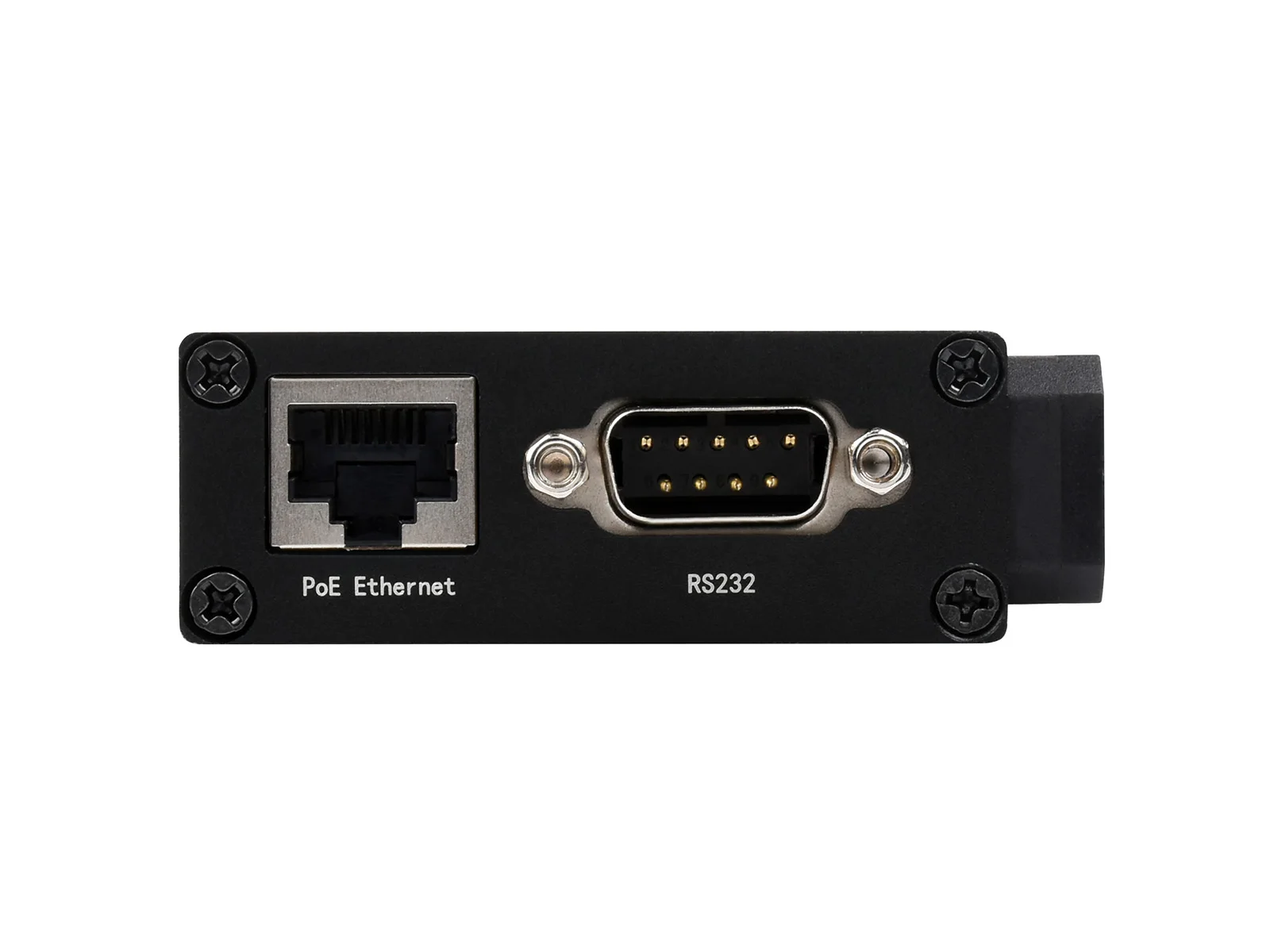 TCP/IP to serial RS232/485/422 to RJ45 Ethernet Module Rail-Mount Serial Server With POE Function