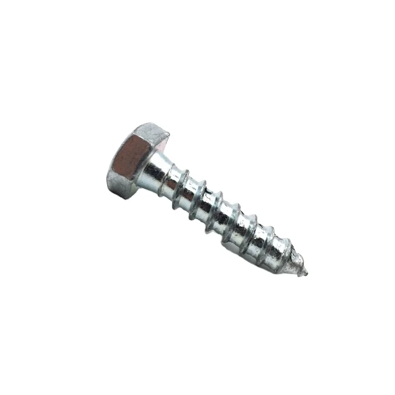 Factory price all size Stainless steel Hex Head furniture Wood screw Lag bolts DIN571 self tapping screws