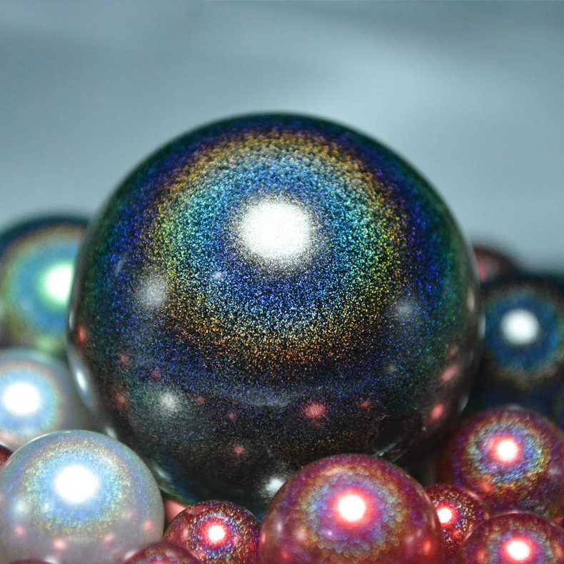 Wholesale 3D Illusion Miracle Beads Acrylic Material For Bracelet Necklace Jewelry Making