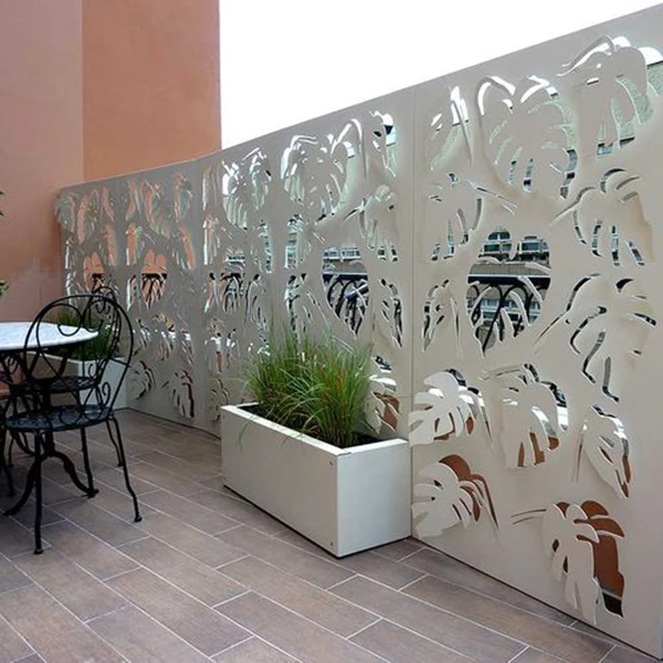 Company metal lattice fence garden farm corten steel fence