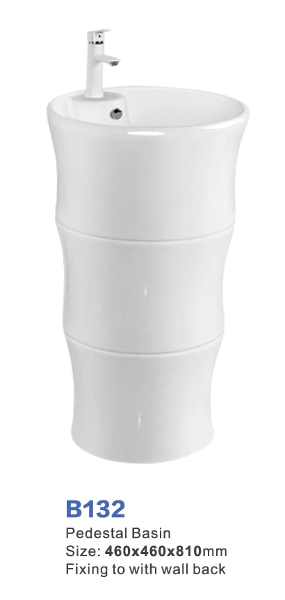 Популярный дизайн высококачественная керамическая раковина для ванной комнаты стойка раковины на