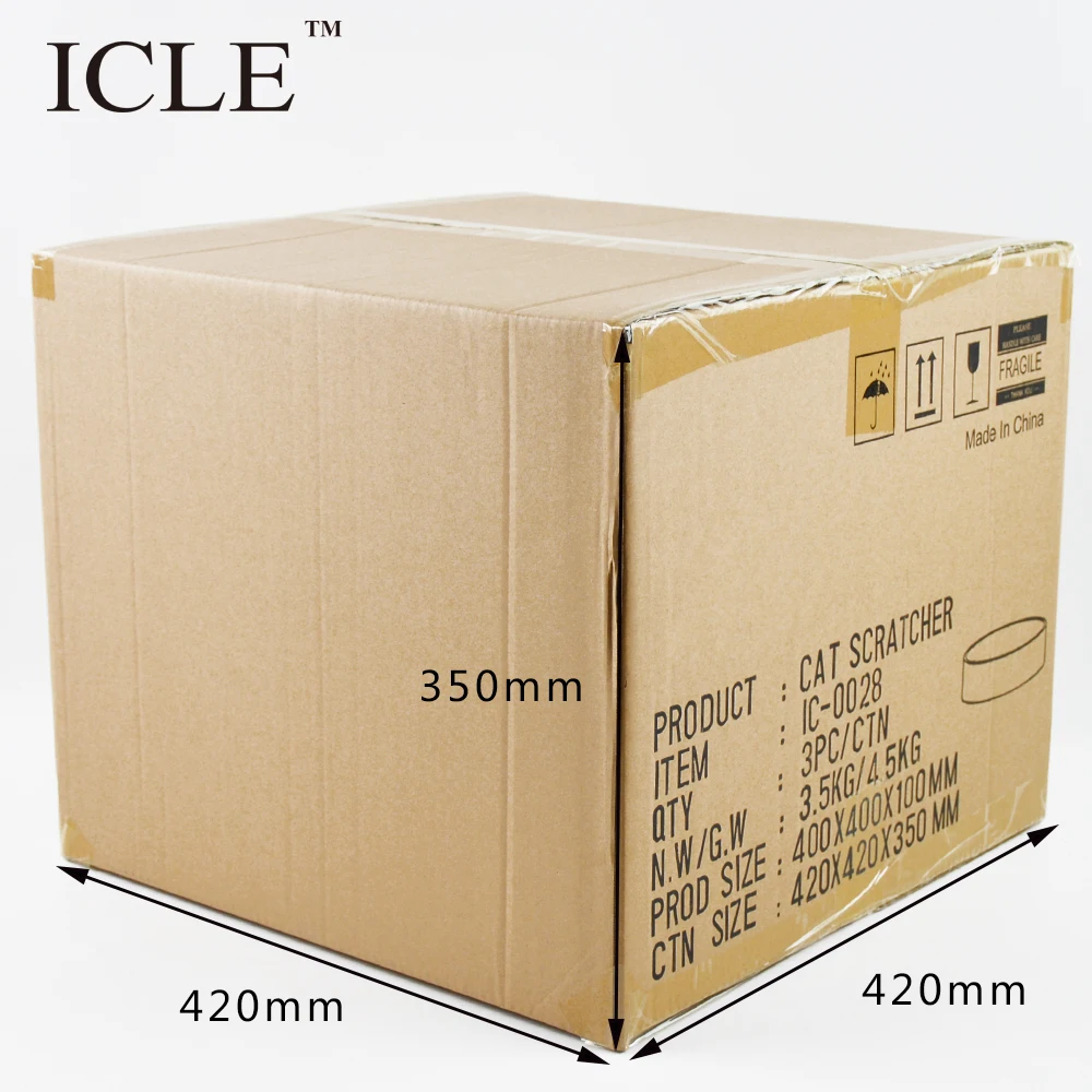  Icle-BB Флейта Высокое качество papercattery кровать дома Box-IC-0028-Cloud камень картонные оптом Когтеточка для кошек нового дизайна с коробкой