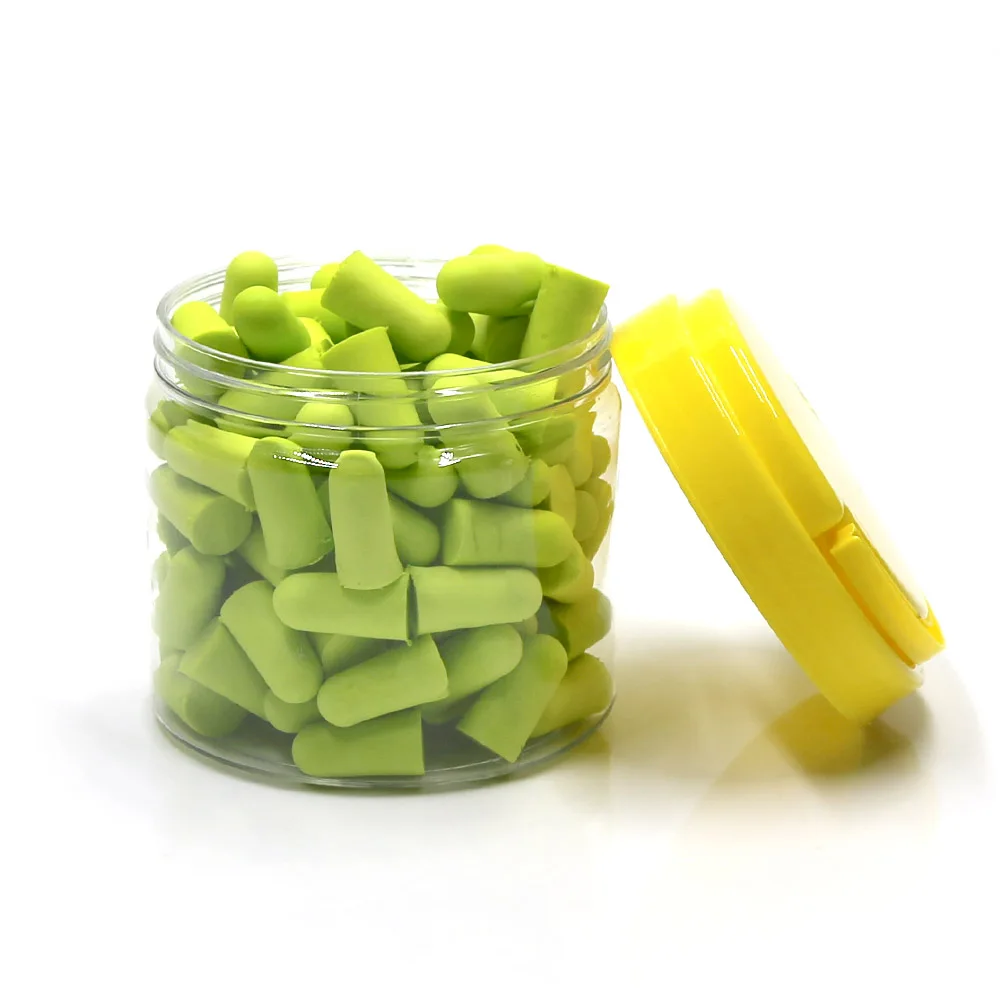 60 Pairs Soft  Disposable noise  earplugs with bottle