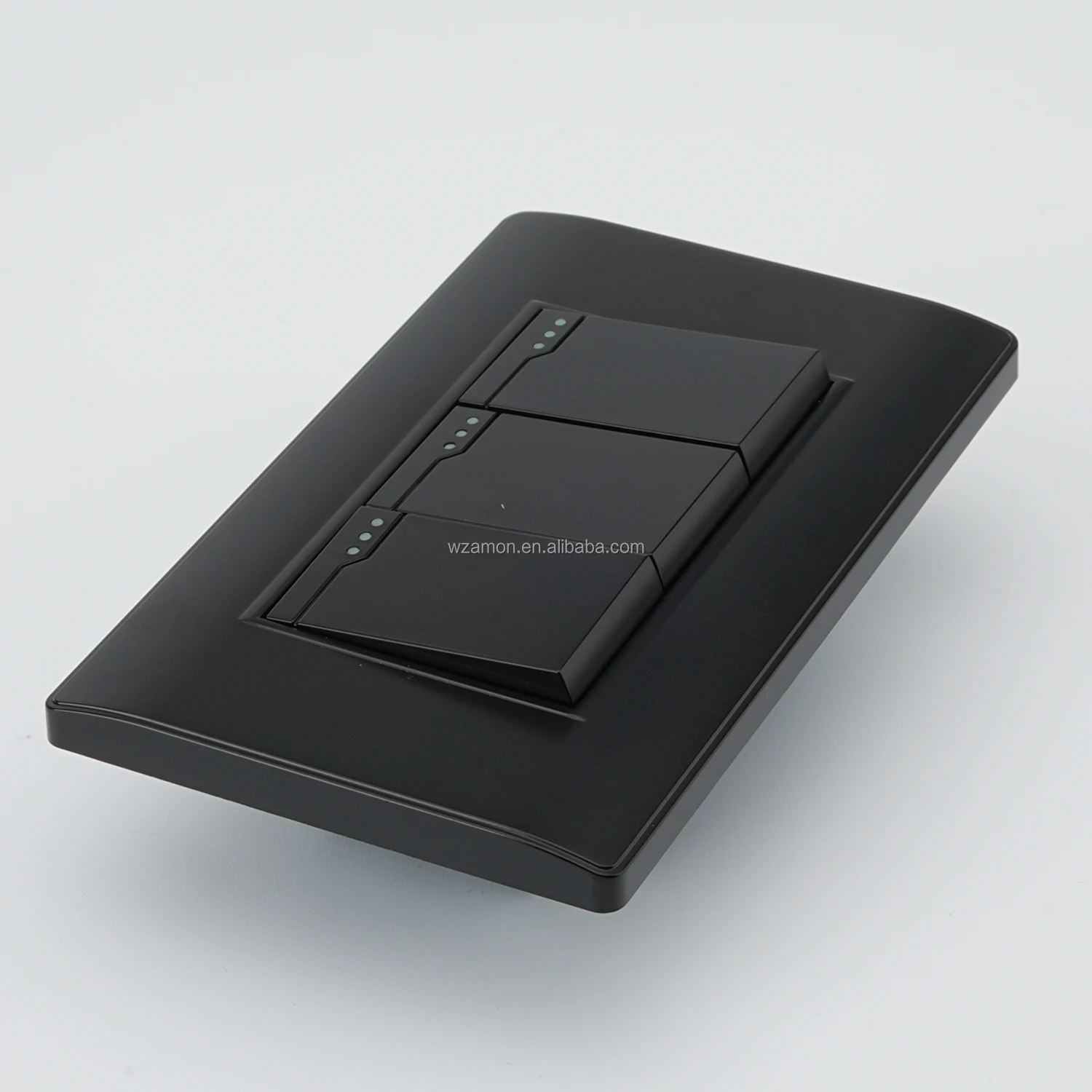 New modern brushed 118  black usb power wall charger socket with usb ports connector