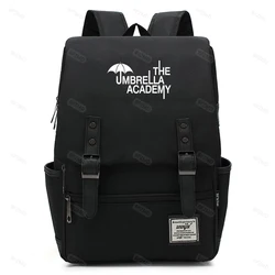 New The Umbrella Academy USB Backpack Women Men Teenager School Bag Women USB Travel Rucksack Large Mochila Escolar