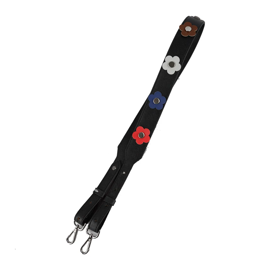 New Wide Rivet Flower women shoulder Long Strap handbag handle Belt with Iron Hook for O bag Handles OBag Moon
