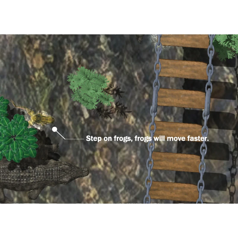 High quality AR product immersive magic pond floor screen hologram 3d simulator for home gym children amusement park