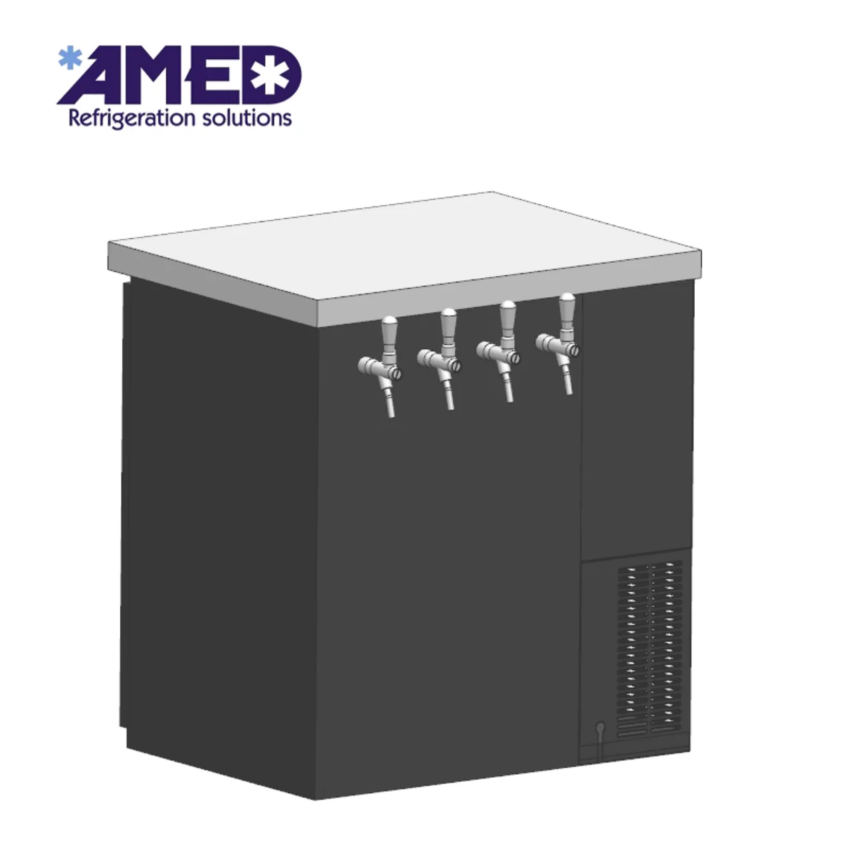 Beer Tower Dispenser Automatic Beer Dispenser Self Pour Beer Cooler 4 Taps