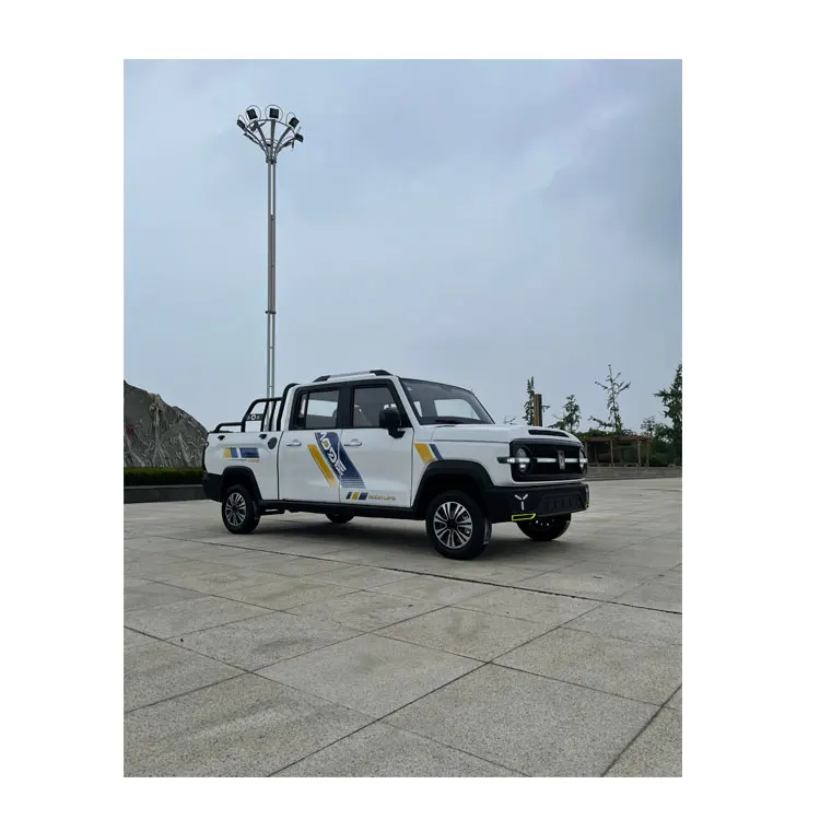 China Factory Export Adults New Small Electric Trucks Ev Cargo Pickup Truck Car Electric Pickup 4x4 Articulated Dump Truck