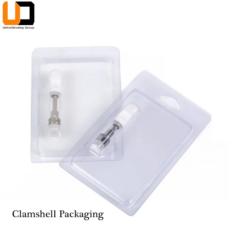 high level cbd blister packaging box custom 510 thread 1ml cbd vape cartridge packaging