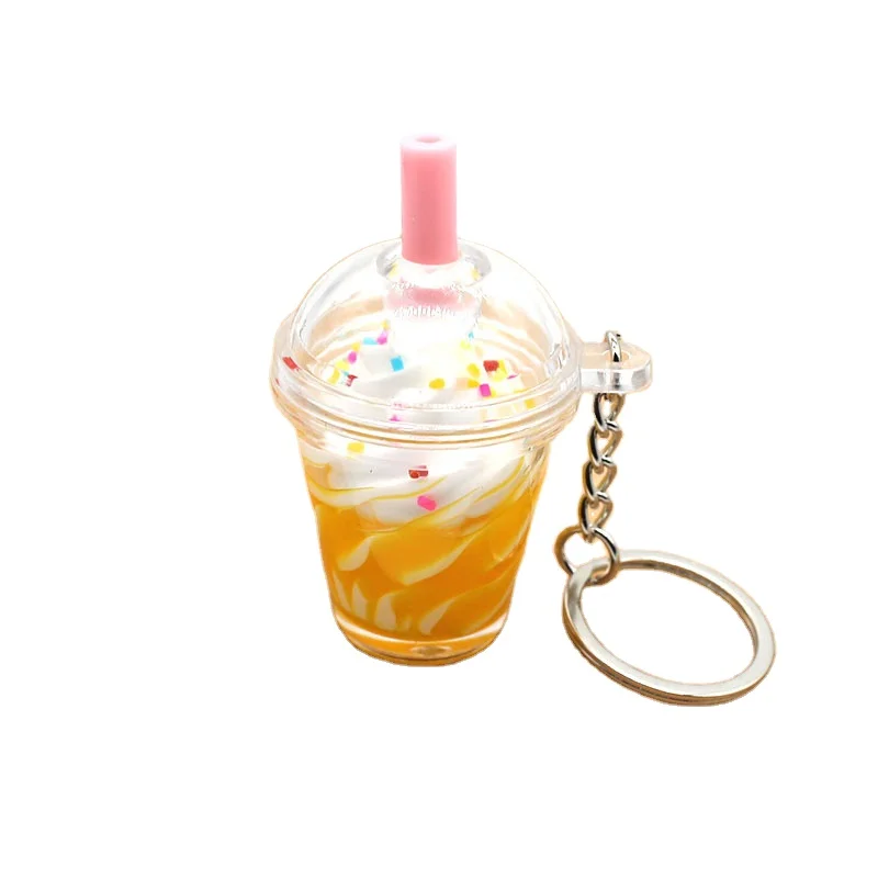 Оптовая продажа, милый модный брелок для ключей в виде мороженого