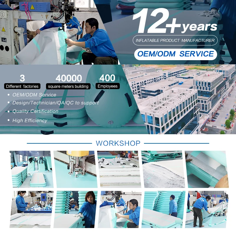 Custom Airtracks Inflatable Gymnastics Mats Air Floor Rhythmic Gymnast Tumbling Mat Inflatable Air Track