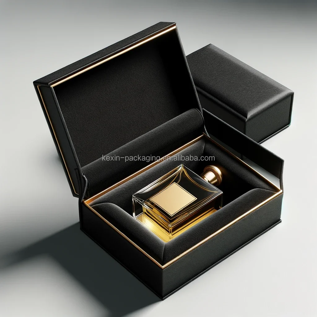 gift wrapping ribbon black custom ribbon square box for cars perfume 5 ml tester packaging luxury 1oz satin inside wig box