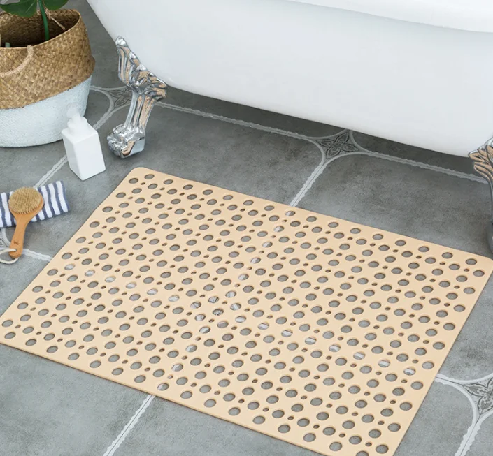 
Factory Custom Anti Slip Bath Mat, Non Slip PVC Shower Bath Tub Mats with Suction Cups 
