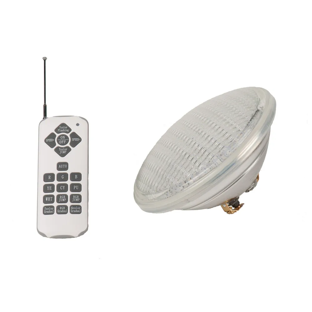  Водонепроницаемая стеклянная сменная лампа PAR56 с Wi-Fi IP68 12 В 18 Вт 24 35 RGB подводный светодиодный светильник для