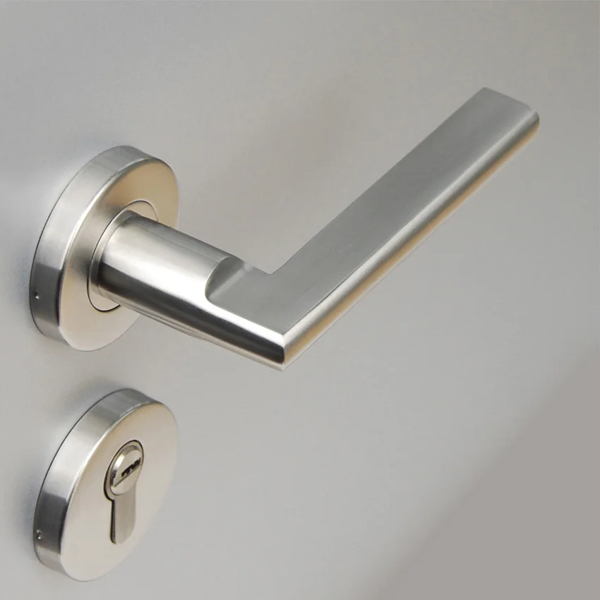 
Modern design stainless steel hollow interior door lever handle 