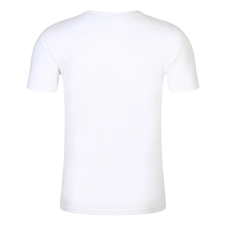 
New product 100% cotton white printing custom men cropped t-shirt 
