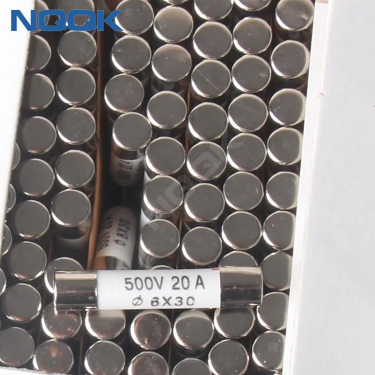 
RO58 6x30 500V 20A Amp Cylindrical ceramics fuses link 