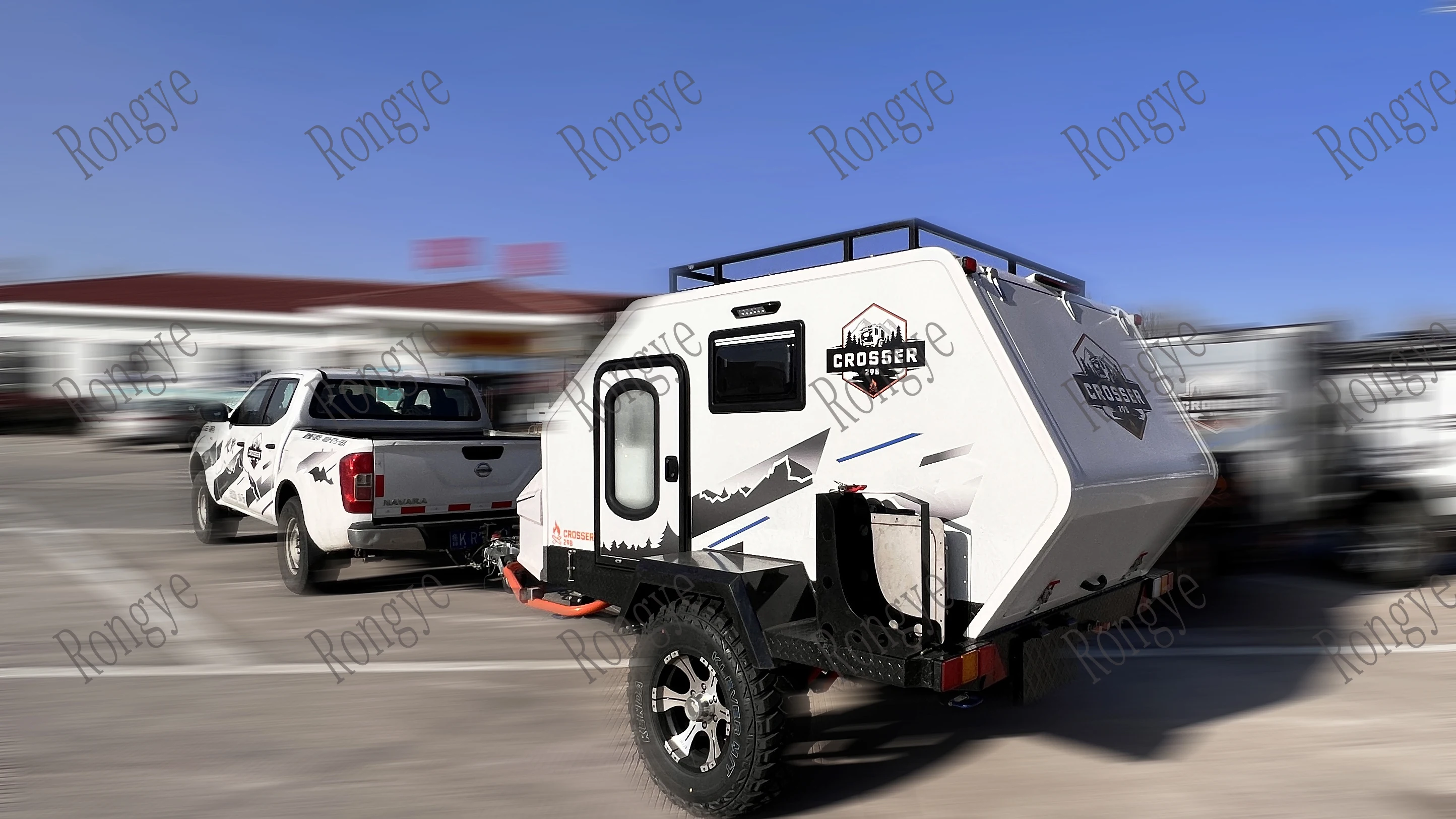 2024 new  CROSSER298 off-road pop top caravan ,mobile camping RV,high cost-effectiveness travel trailer,camper made in china