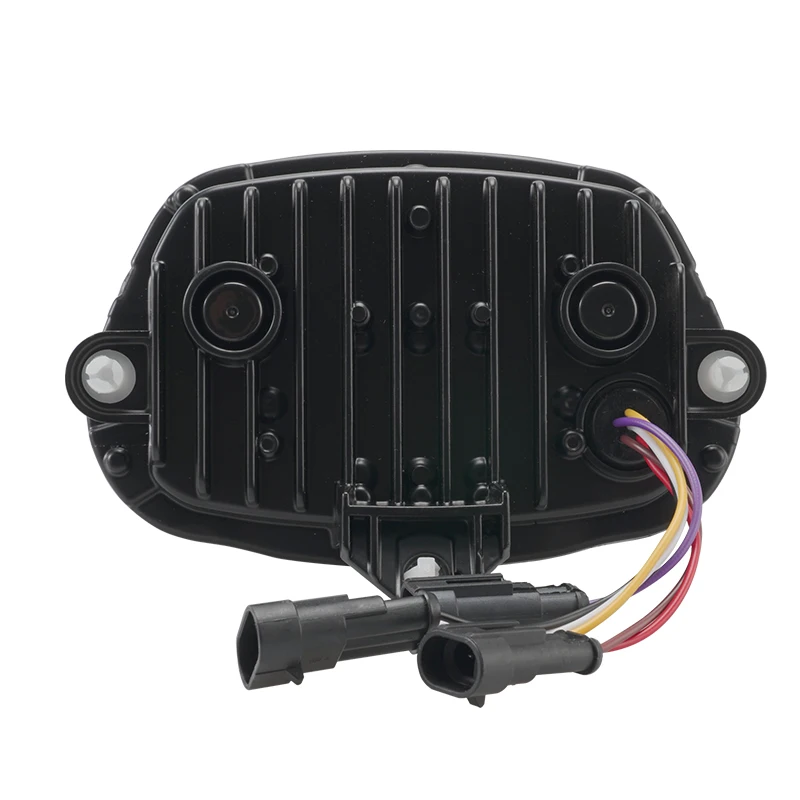 YongJin New Black motorcycle headlight  with DRL and turn signal light for Vespa Sprint 150 accessories