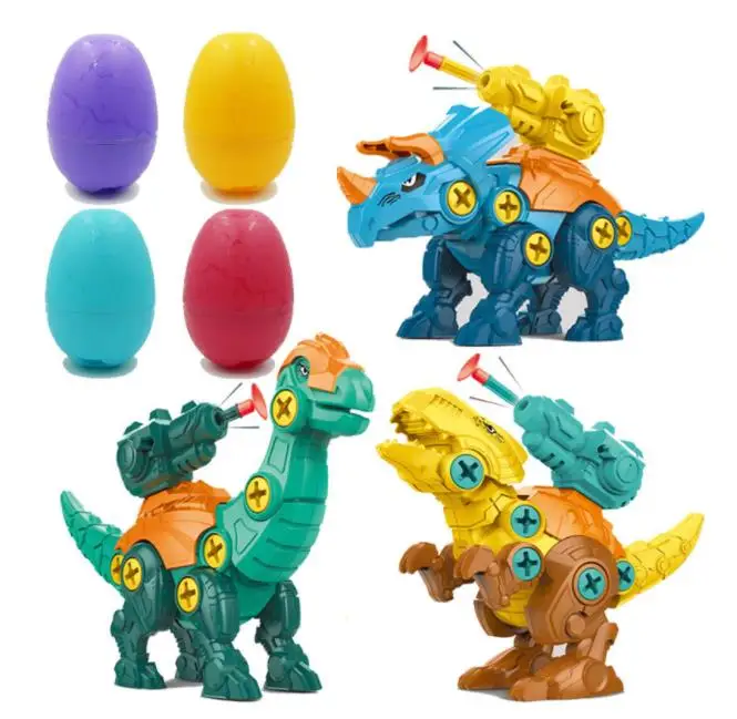 Wholesale Gashapon Capsule Toys Diy Dinosaur Gashapon Toys Tyrannosaurus Rex Construction Toys For Children Disassemble Animal