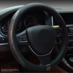 Premium Leather Steering Wheel Cover All