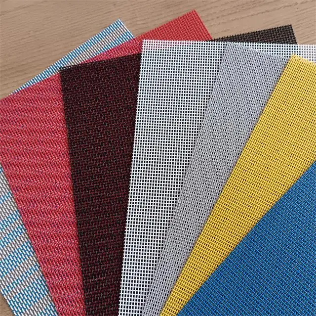 TRISTAR High Tearing Strength PVC Teslin Mesh Fabric for Outdoor Reinforced Polyester Coated PVC Mesh Fabric