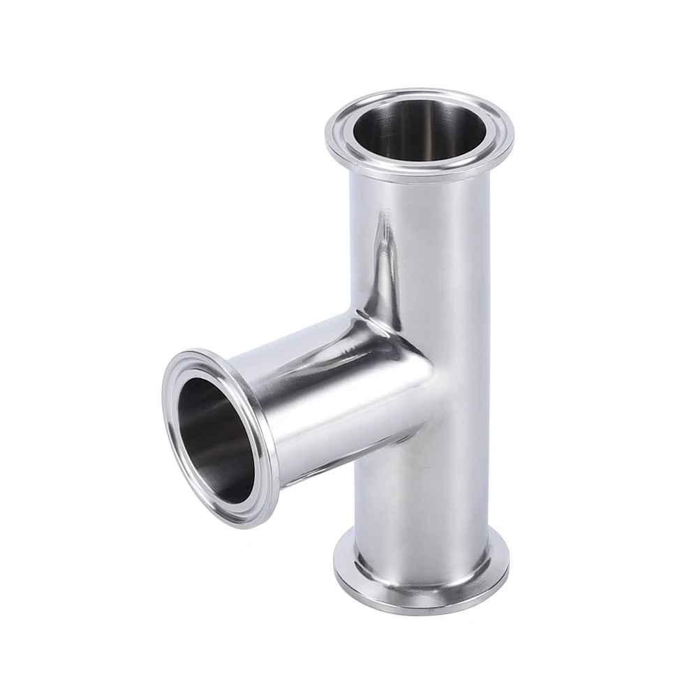 Factory Sanitary Stainless Steel Equal Tee 1.5 Inch Tri-clamp Tee For Sale