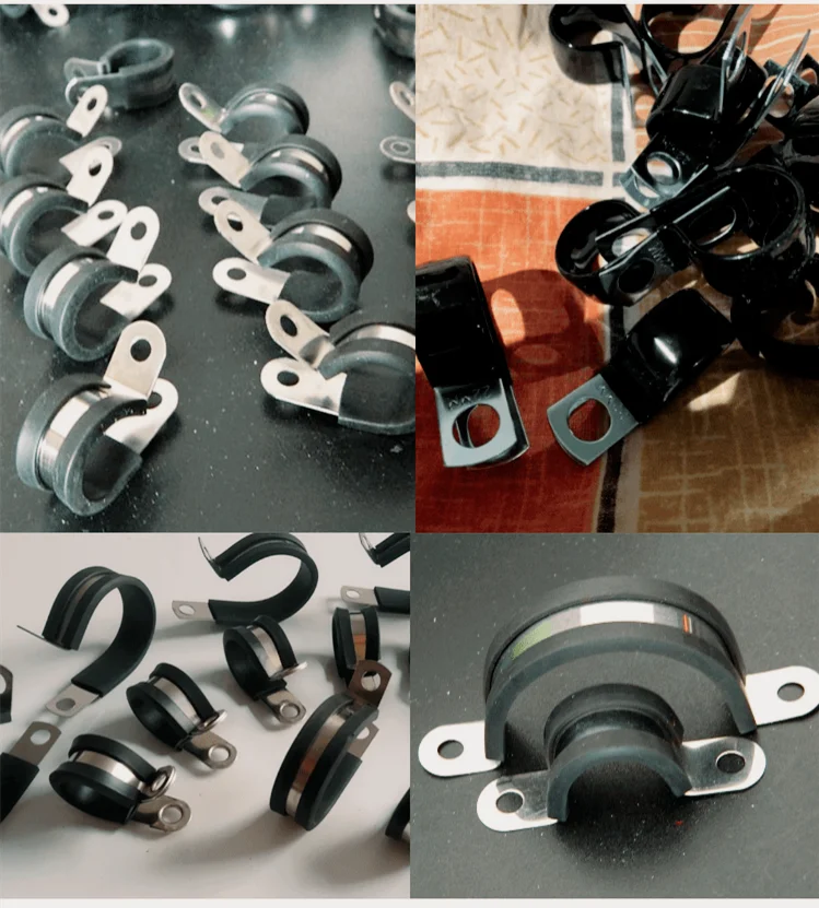 Factory directly sale Heavy Duty Pipe Clamps With Epdm Rubber Support Customization Popular