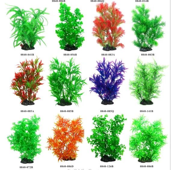 
Plastic Plants Simulation water grass for Fish Tank Decorations Large Aquarium Decor and Accessories plants 