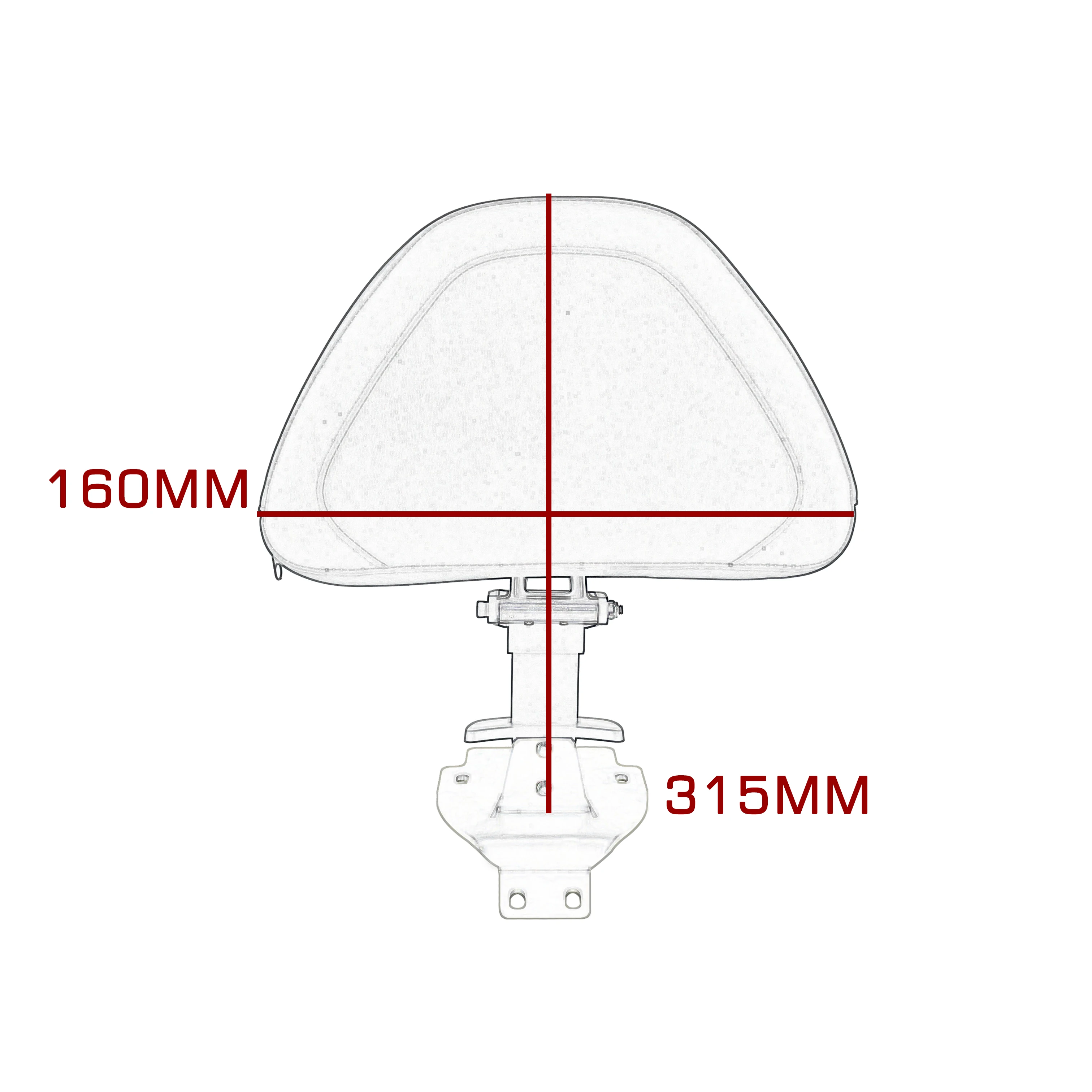 Мотоцикл спинки для Honda золотыми крыльями, GL1800 GL1800B F6B мотоцикл пассажирская спинка сиденья Rider спинки сиденья водителя спинка