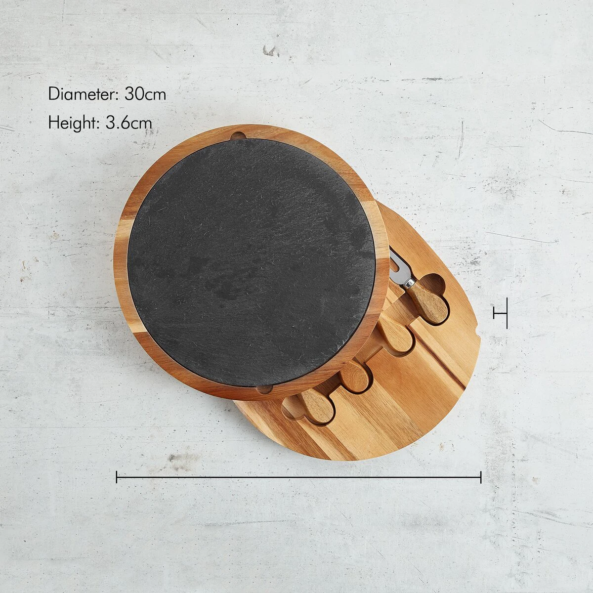 Shende Special Design Multi-function Cheese Slicer Board With Stainless steel Cheese tools Set