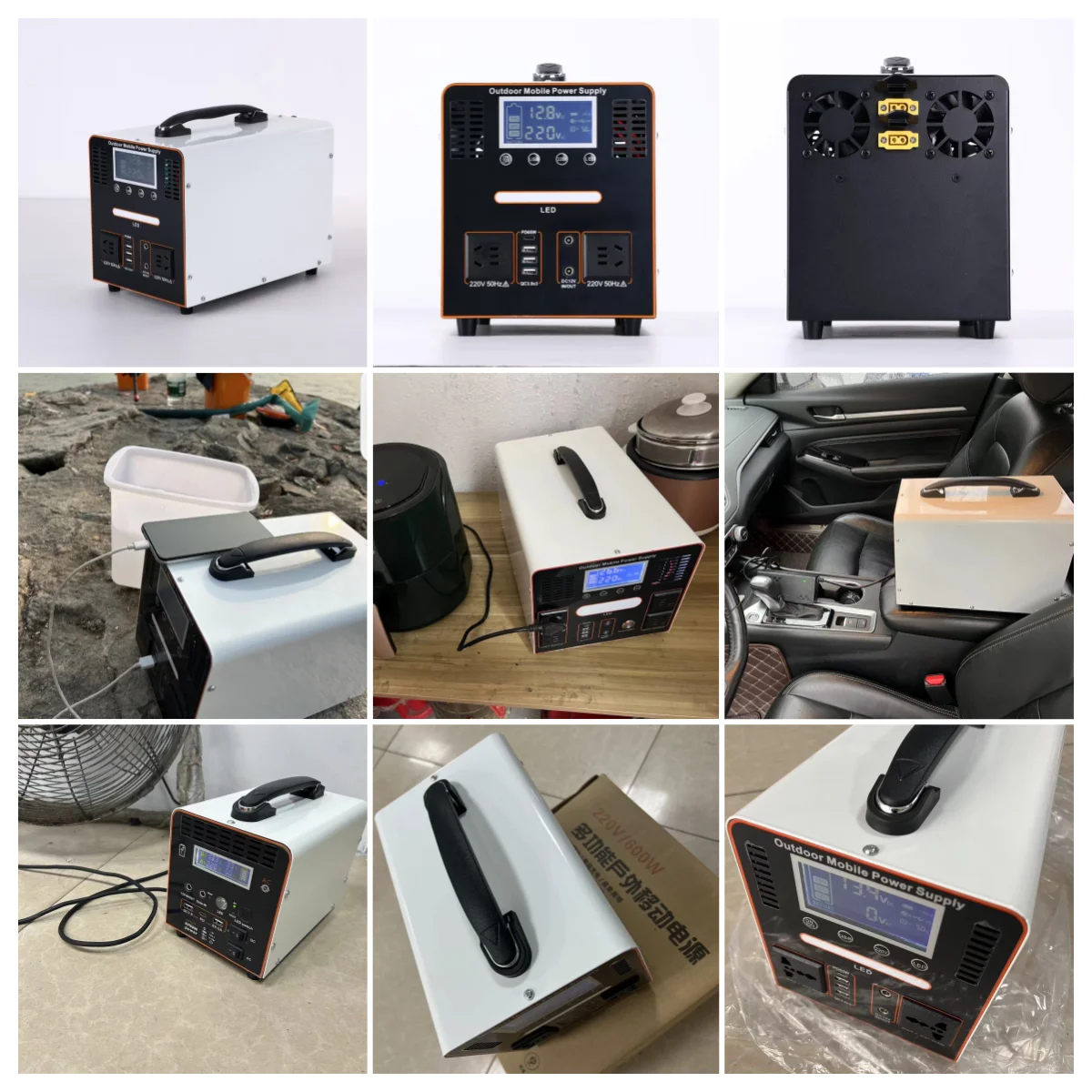 Электростанция OEM/ODM 1 кВт внешний Аккумулятор Lifepo4 2 3