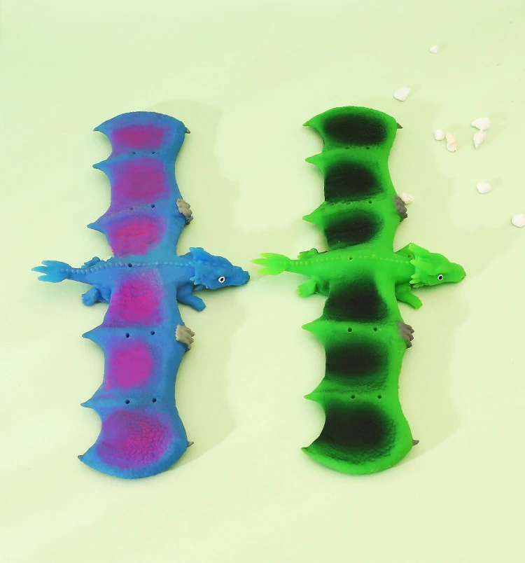 Syh1004 Wholesale TPR dinosaur Bracelets funny squeeze toy Dinosaur Shape wristband fidget Toys
