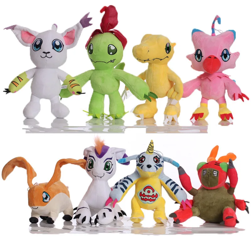30 см милые плюшевые игрушки Kawaii аниме Digimon приключенческая плюшевая игрушка Agumon Цифровой Монстр коготь машина кукла