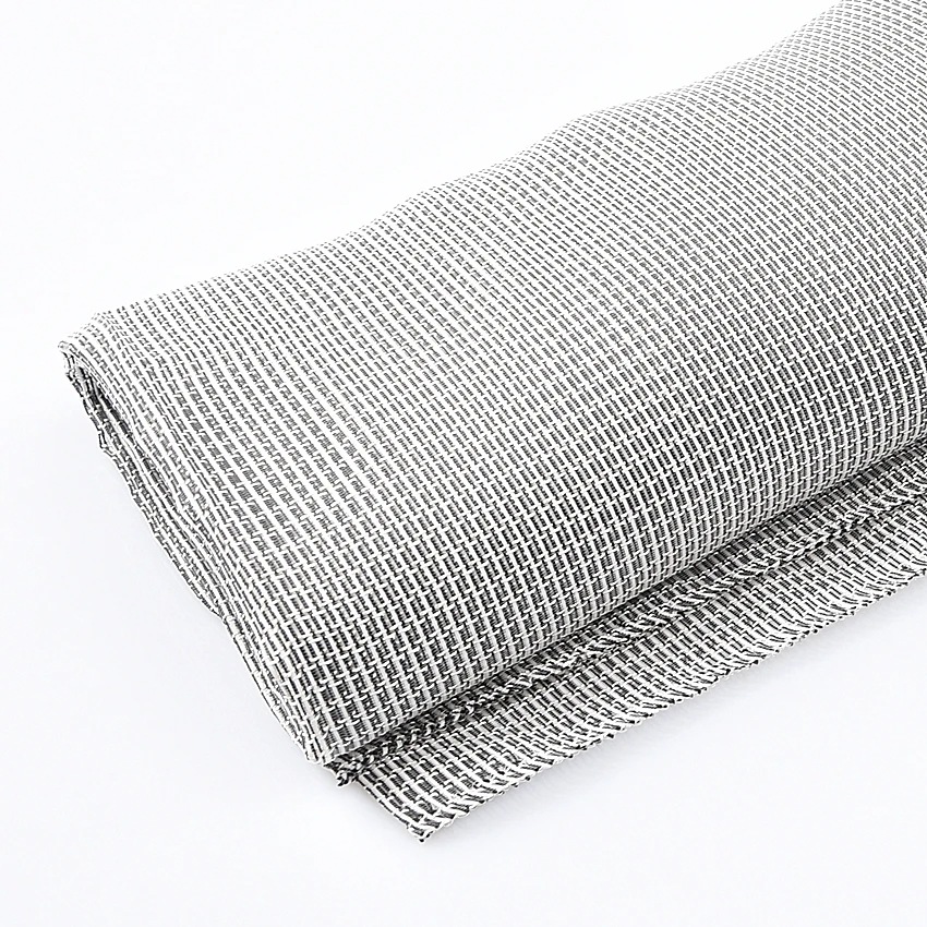 Home Textile Breathable Big Holes Air Permeability FR Mesh Net  sheer curtain fabric