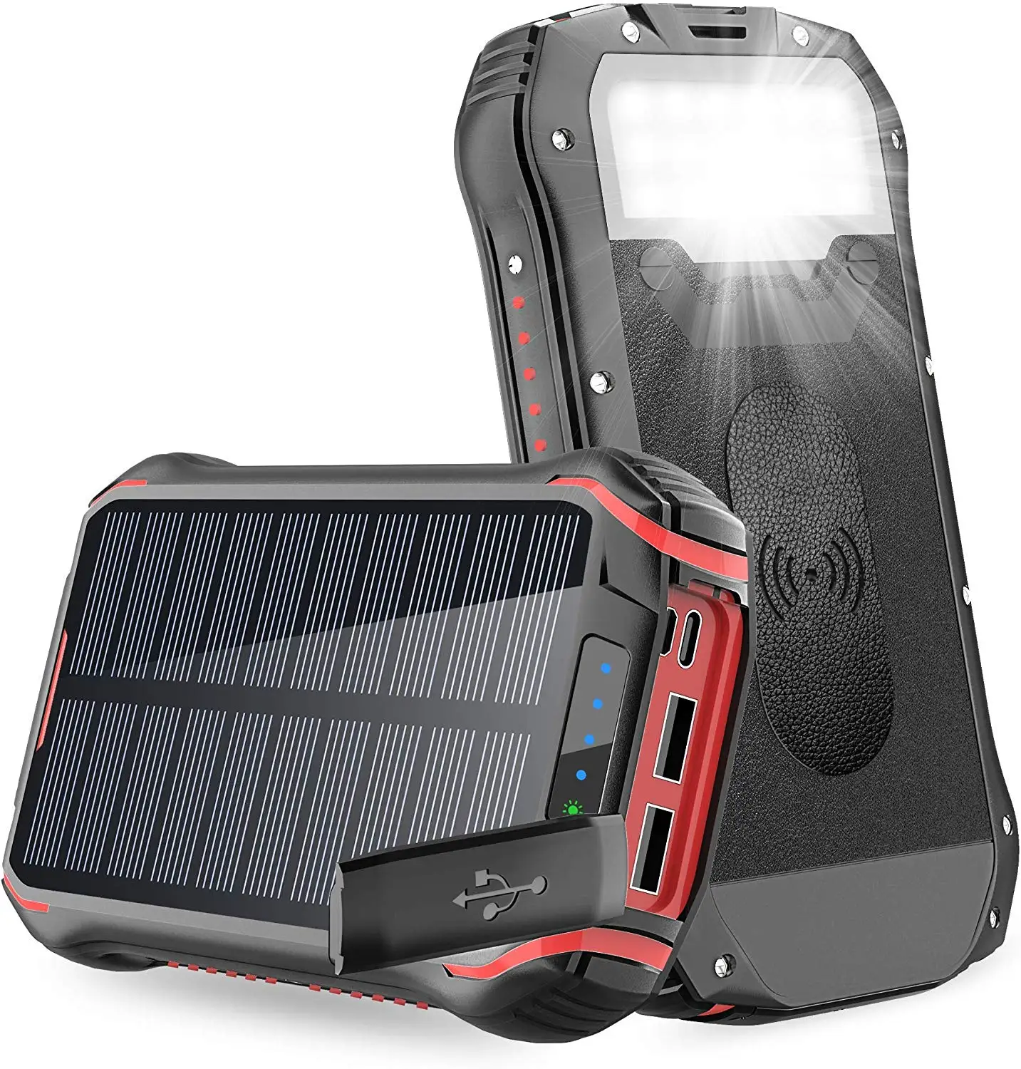 Most innovative design fast QC3.0 charger power supply powerbank 20000mah solar power charger 25000mah
