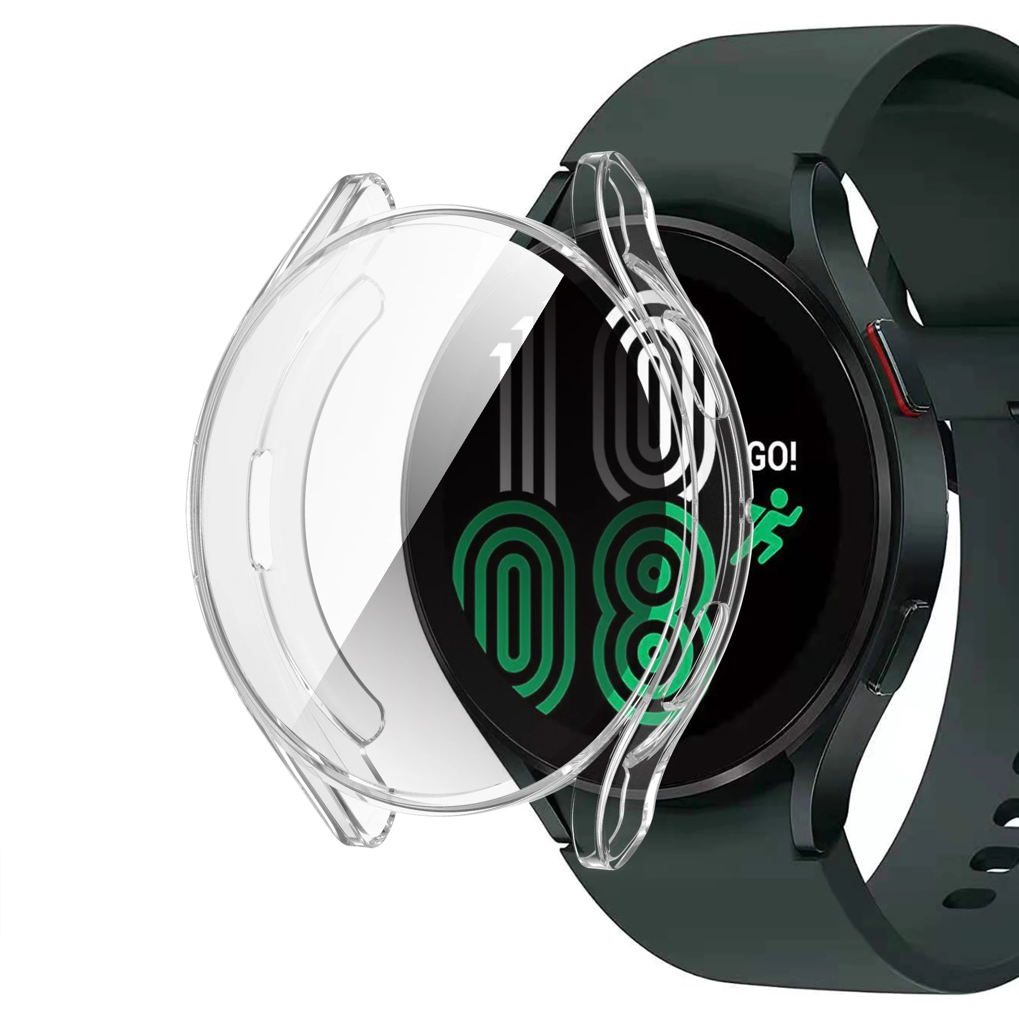 Противотуманное Закаленное стекло Защитная пленка Мягкий ТПУ Samsung Galaxy Watch 4 Защита экрана 44 мм