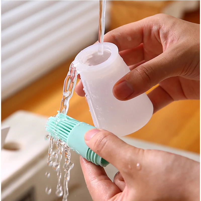 Unique products to buy the silicone oil brush grill brush oil bottle Food Grade Silica Gel