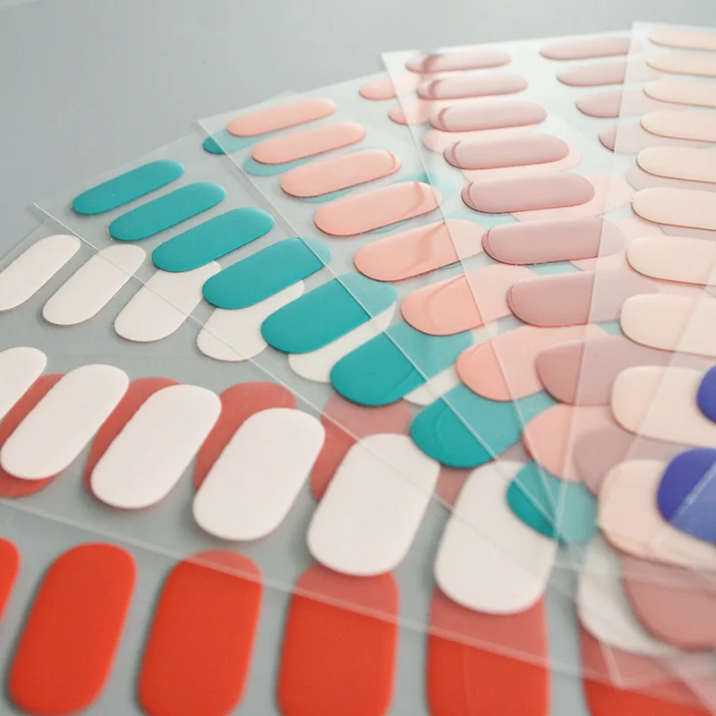 Beauty Sticker Nail Fashion Wholesale Cheap Price Semi-cured Gel Nail Sticker Luxury_17