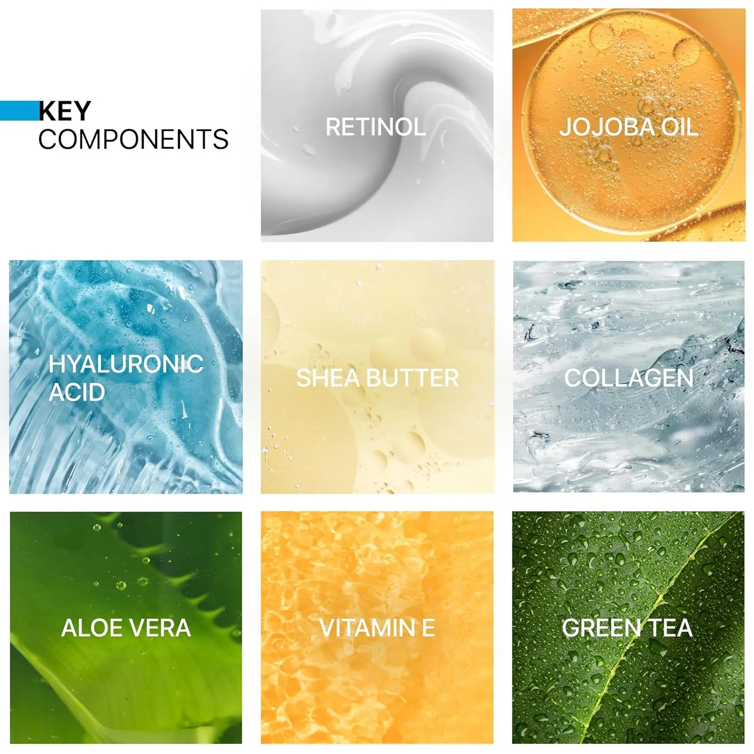 Hyaluronic Acid hydrating Anti Wrinkle Men And Women Anti-Aging Day Night Neck Face Moisturizer Retinol Collagen Cream