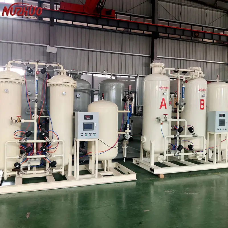 NUZHUO Oxygen Station Best Selling PSA O2 Plant For Combustion High Purity Industrial O2 Generator
