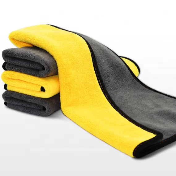 
Microfiber towel car 500 gsm car cleaning towel car drying towel 