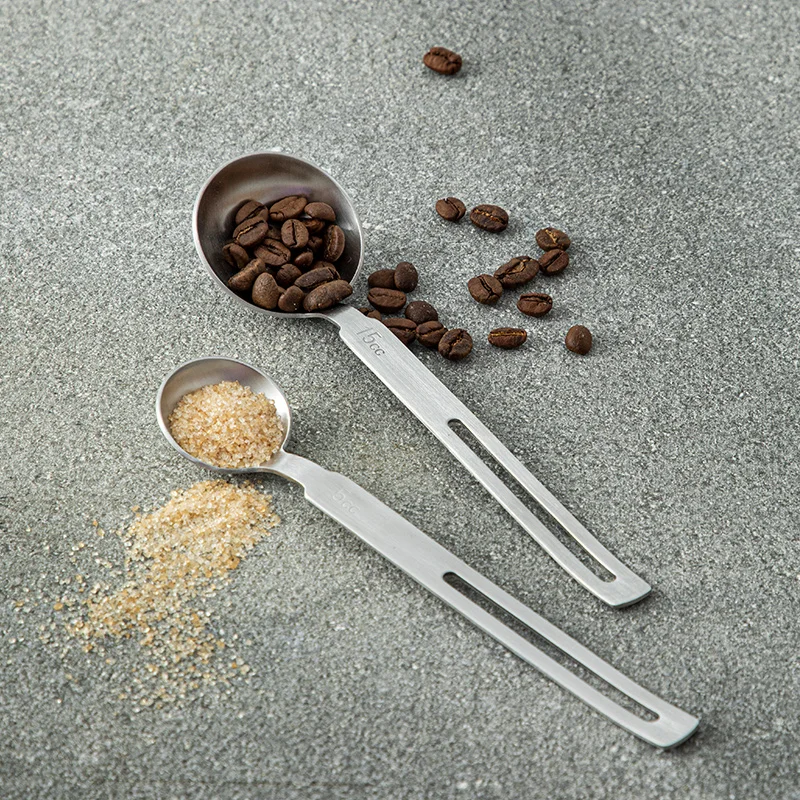 SHIMOYAMA Baking Essentials Premium Stainless Steel Kitchen Gadgets Measuring Spoons With Measurements for Home Professional Use