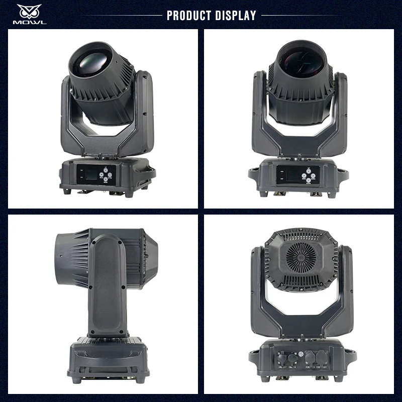 Waterproof Outdoor IP65 200W DMX LED Beam Moving Head Light With Pattern Effect