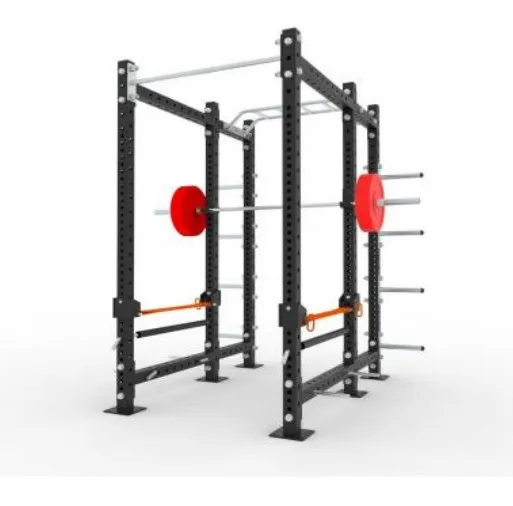 Factory for Free Standing Cross fit rig/racks ,Power Rack with 4 layers storage rack