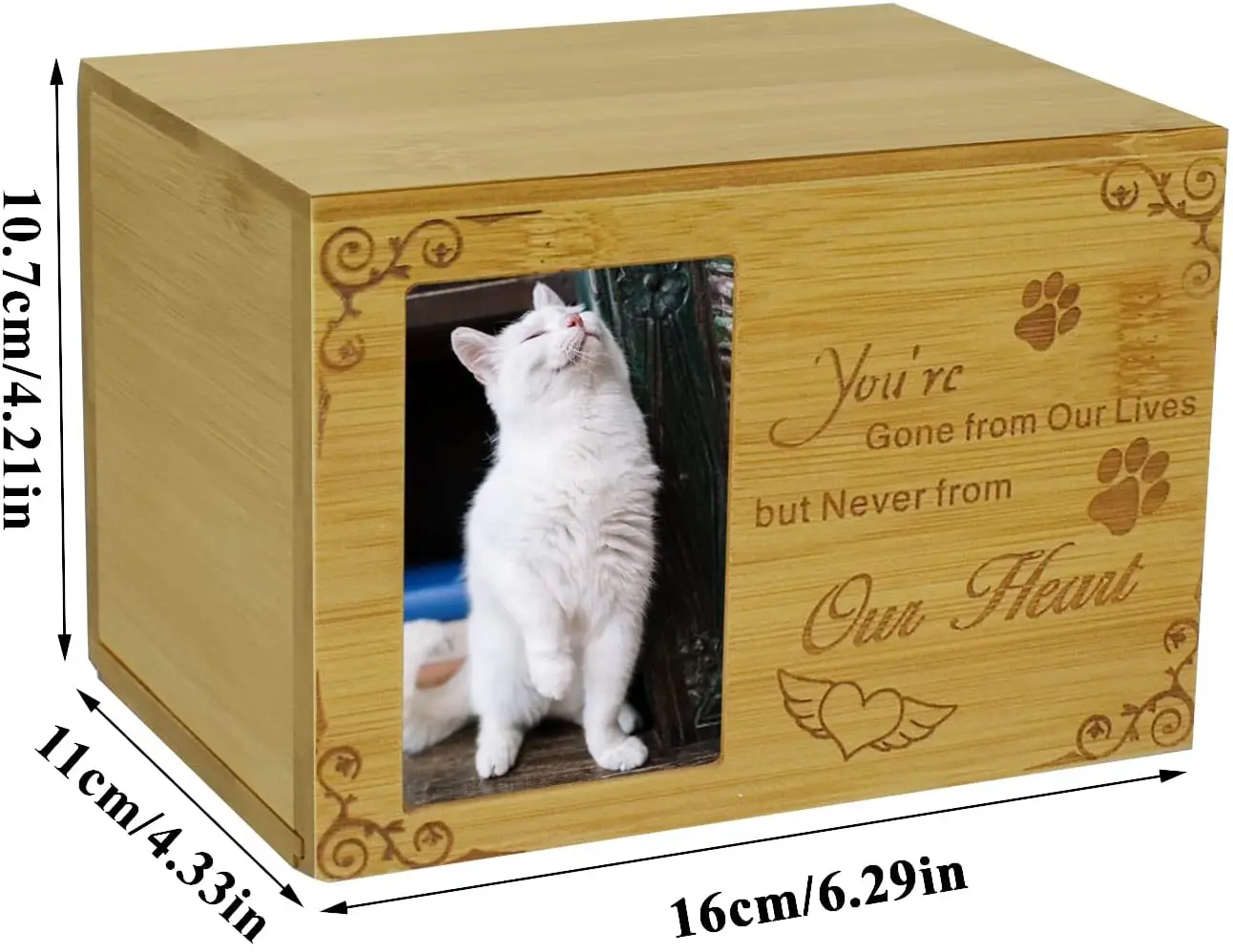 Bamboo pet casket pet coffin physical customization pet sustenance feelings customization